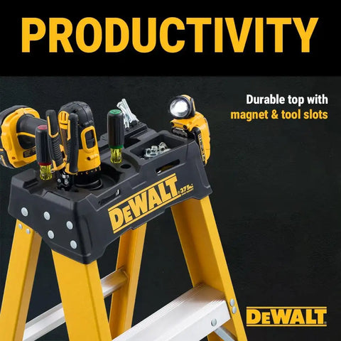 DeWalt 500lb Rated FG Stepladder 8' DXL3810-08