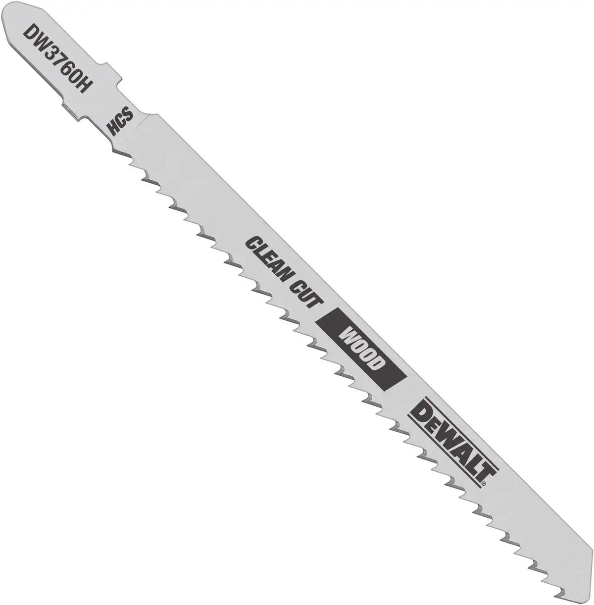 DEWALT DW3760-5 4-Inch 10TPI Fine Finish Wood Cut T-Shank Jig Saw Blade (5-Pack)