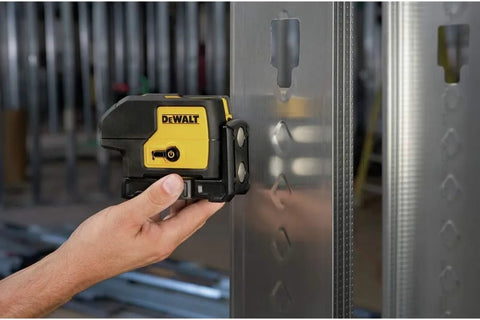 DEWALT Line Laser, Self-Leveling, 3-Beam, Red, Includes Carrying Case (DW083K)