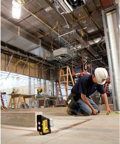 DEWALT Line Laser, Self-Leveling, Black, 3-Beam (DW089K)