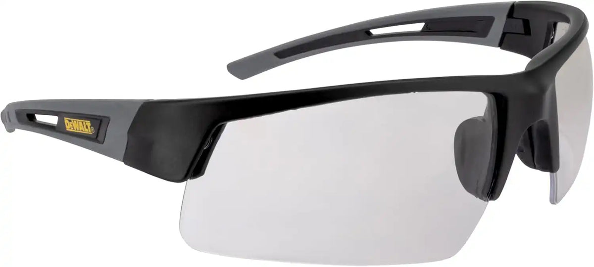 DEWALT DPG100-9D Crosscut® Safety Glasses - Black Half Frame - Indoor/Outdoor Lens - ANSI Z87.1+ - 1 Pair