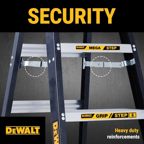DeWalt Type IA 300lb Rated FG Stepladder 4' DXL3010-04