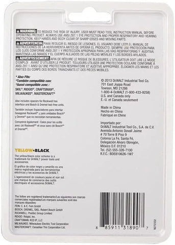 DEWALT Dwa4210 Oscillating Semicircle Blade, Black