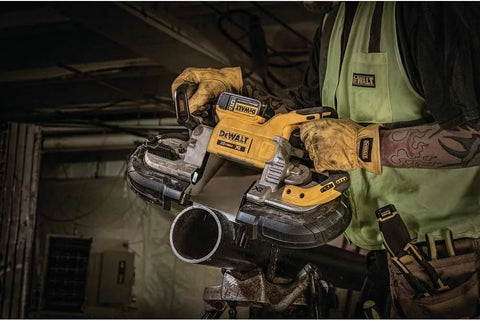 DEWALT 20V* MAX XR Band Saw Kit, Dual Handed (DCS376P2)