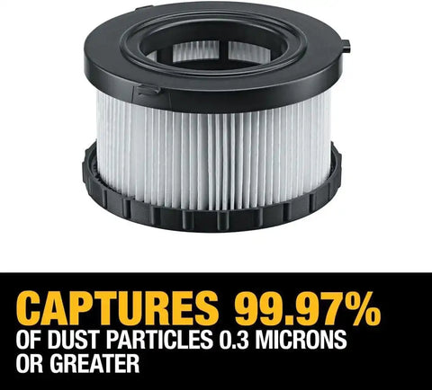 DEWALT Replacement HEPA Filter For DC515 (DC5151H), Whites