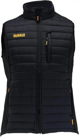 DEWALT Men's Hybrid, Polyester with Stretch, Insulated, Regular Fit Work Vest