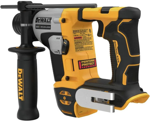 DEWALT 20V MAX SDS Plus Rotary Hammer Drill, Cordless, 5/8 in., Tool Only (DCH172B), Special Feature-Brushless Motor, Compact