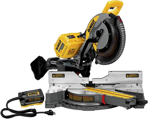 DEWALT FLEXVOLT 120V MAX* Miter Saw, 12-Inch, Double Bevel, Compound, Sliding, Tool/Adapter Only (DHS790AB)