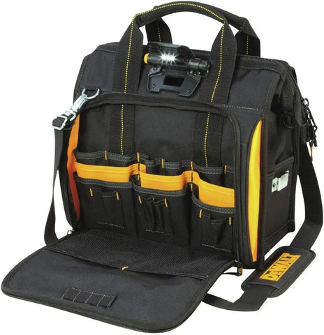 DEWALT DGL573 Lighted Technician's Tool Bag, 41 Pocket