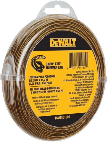 Dewalt Trimmer LINE .080X50FT DWO1DT801