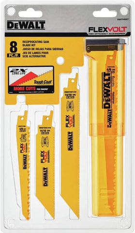 DEWALT DWAFV48SET FLEXVOLT Reciprocating Saw Blade Set, 8 Piece