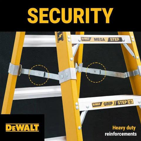 DeWalt Type IAA 375lb Rated FG Stepladder 10' DXL3410-10