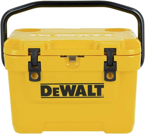 DEWALT DXC10QT Roto Molded Cooler, 10 Quart, DeWalt Yellow
