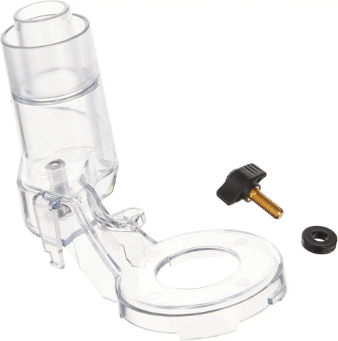 DEWALT Dust Collection Adapter for Plunge Base Routers, Compact Router (DNP616), Clear
