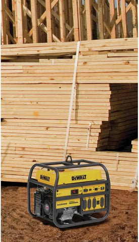Dewalt Portable Generator W/Honda Engine, 120/240v, 4500w, Recoil Start