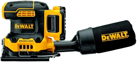 DEWALT DCW200D1 20V MAX XR Cordless 1/4 Sheet Variable Speed Sander Kit (2.0 Ah Battery)