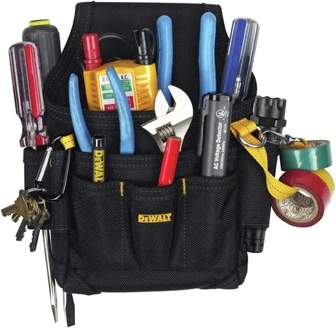 Custom Leathercraft DG5103 Small Durable Maintenance & Electrician's Pouch