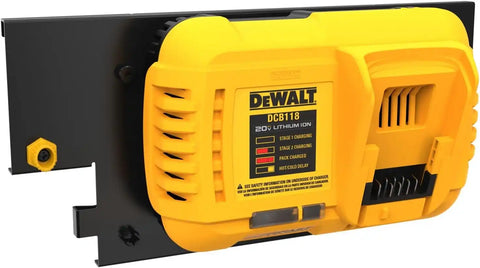 DEWALT Battery Organizer, for Battery Charger, Rail Mount, DEWALT Workshop Storage System Compatible (DWST82821)