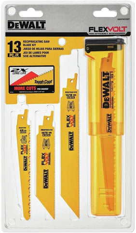 DEWALT FLEXVOLT Reciprocating Saw Blades Set, 13-Piece (DWAFV413SET)