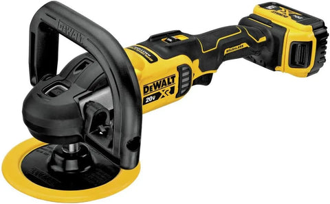 DEWALT 20V MAX* XR Cordless Polisher Kit, Rotary, Variable Speed, 7-Inch, 180 mm (DCM849P2)