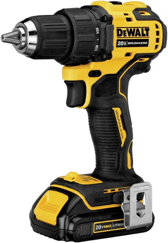 DEWALT 20V MAX* Cordless Drill / Driver Kit, Compact, 1/2-Inch (DCD708C2)