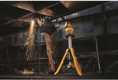 DEWALT 20V MAX LED Work Light with Stand, Tripod Light, 3000 Lumens of Brightness with 3 Modes, Tool Only (DCL079B)