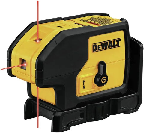 DEWALT Line Laser, Self-Leveling, 3-Beam, Red, Includes Carrying Case (DW083K)