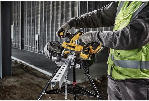 DEWALT 20V MAX XR Dual Trigger Bandsaw, Brushless Motor, Portable and Cordless, 3-3/8 Inch Cut Capacity, Bare Tool Only (DCS379B)