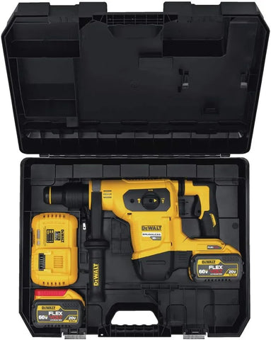 DEWALT 60V MAX Cordless Hammer Drill Kit, 1-9/16 in., (2) FLEXVOLT Batteries & Charger Included (DCH481X2)