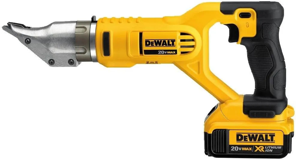 DEWALT 20V MAX Metal Shear Kit, Swivel Head, 18GA (DCS491M2)