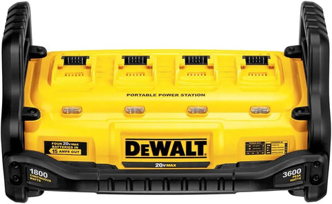 DEWALT DCB1800M3T1 Portable Power Station with (3) 4.0 Ah & (1) 6.0 Ah Batteries