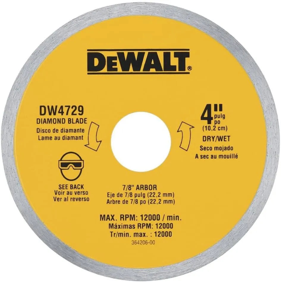 DEWALT 4-in x 0.06-in Ceramic Tile Bl, Yellow