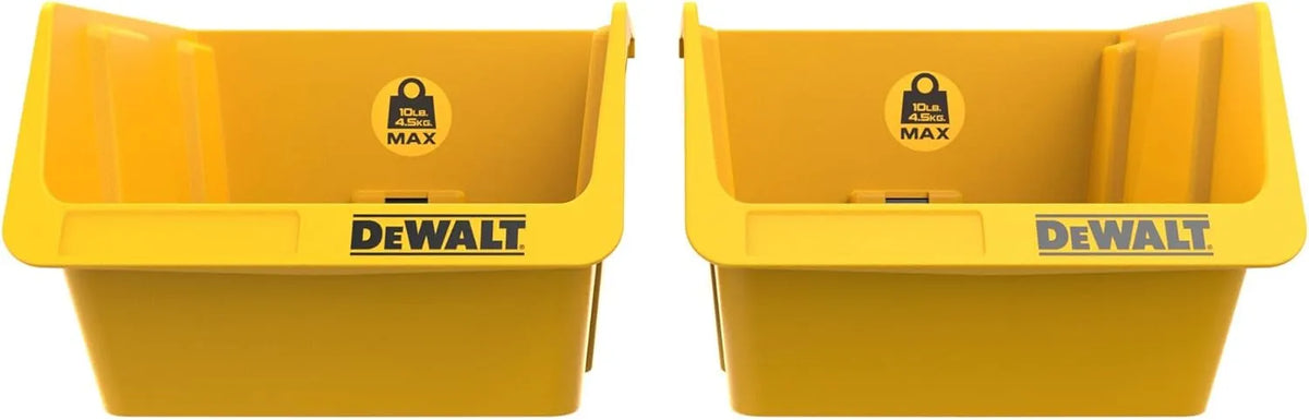DEWALT Plastic Bins, 10lb Capacity, DEWALT Workshop Storage System Compatible (DWST82813)