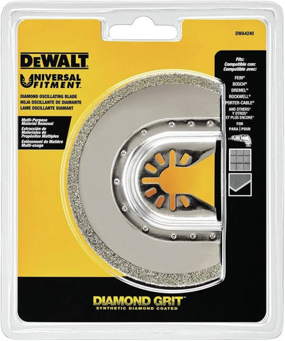 DEWALT DWA4240 Diamond Half Moon Oscillating Blade