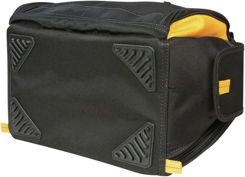 DEWALT DGL523 Lighted Tool Backpack Bag, 57-Pockets, Black,yellow