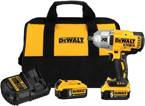 DEWALT 20V MAX* XR Cordless Impact Wrench Kit with Hog Ring Anvil, 1/2-Inch (DCF899HP2)