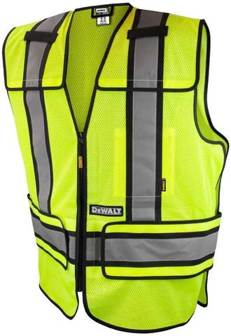 DEWALT DSV421-S/XL Class 2 Adjustable Breakaway Vest, Medium