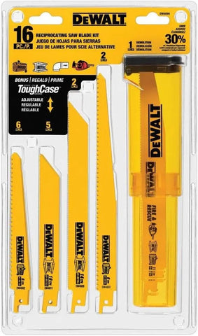 DEWALT Bi-Metal Reciprocating Saw Blade Multi TPI (16 Pack) (DW4899C)