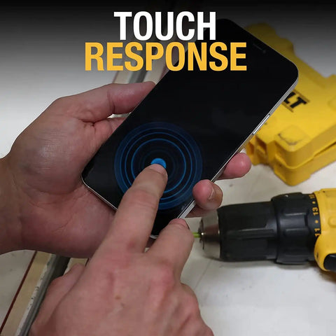 DEWALT Glass Screen Protector for iPhone 12/iPhone 12 Pro — Apple Compatible Tempered Glass Screen Protector — Screen Protection for iPhone 12/12 Pro