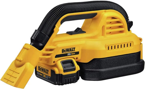 DEWALT 20V MAX Cordless Hand Vacuum, For Wet or Dry Surfaces, 1/2-Gallon Tank, Washable Filter, Battery and Charger Included (DCV517M1)