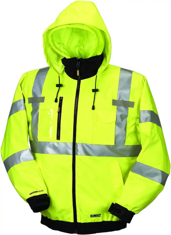 DEWALT DCHJ070C1-L 20V/12V MAX High-Vis Heated Jacket Kit, High-Vis, Large