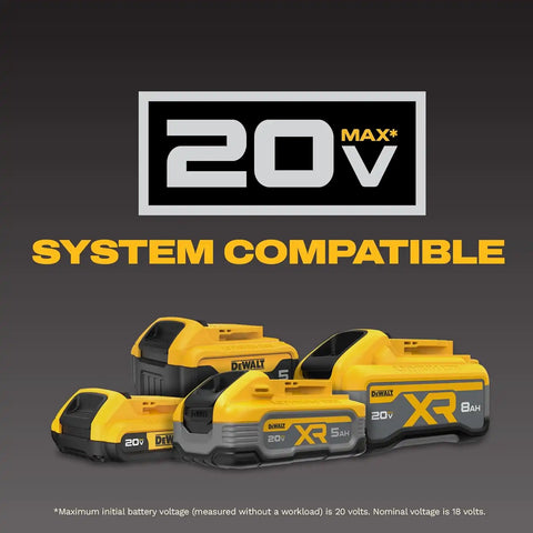 DEWALT 20V MAX* Angle Grinder Tool Cordless Brushless, 4 1/2 Inch, with Paddle Switch and Kickback Brake, Tool Only (DCG413B)