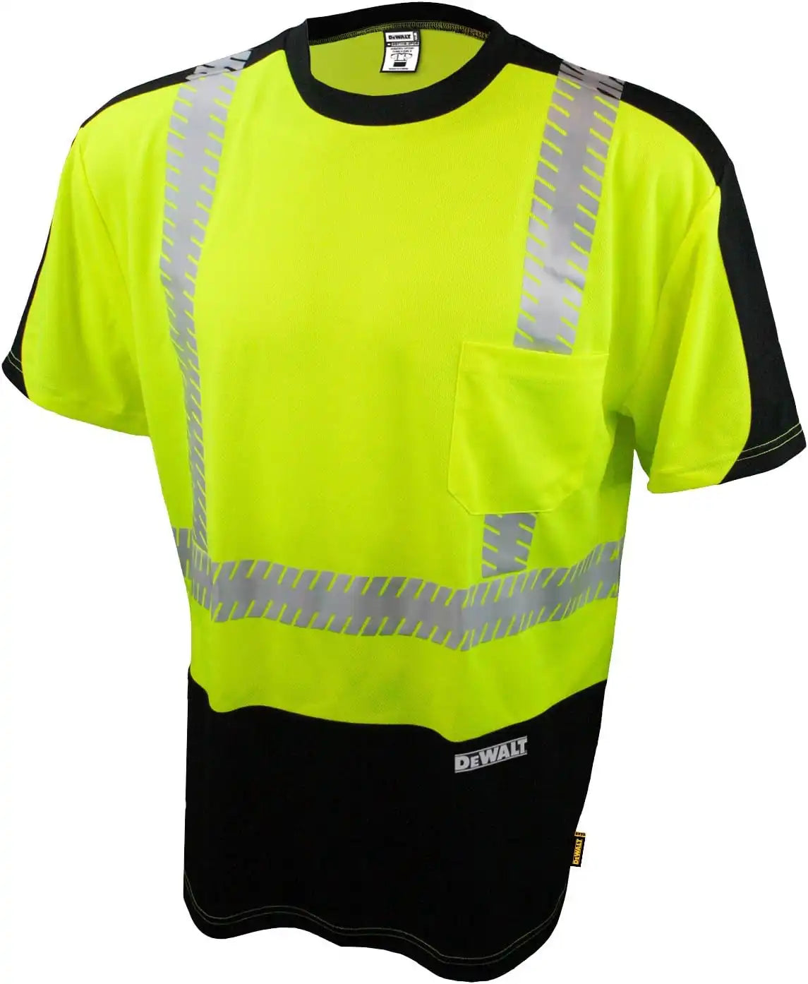 DEWALT DST11B-2PGB-L Class 2 Moisture Wicking T-Shirt, Large
