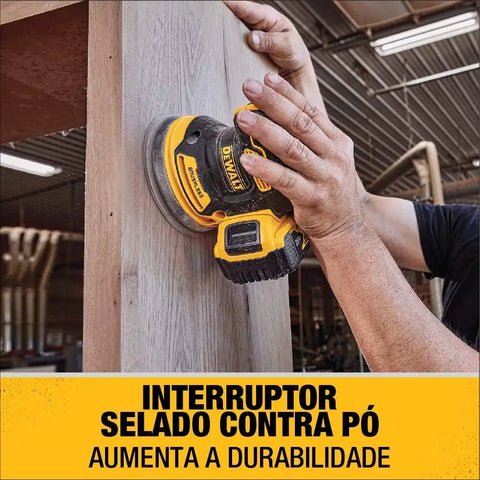DEWALT 20V MAX Orbital Sander, Tool Only with 20V MAX Battery Pack with Charger, 3-Ah (DCW210B & DCB230C)