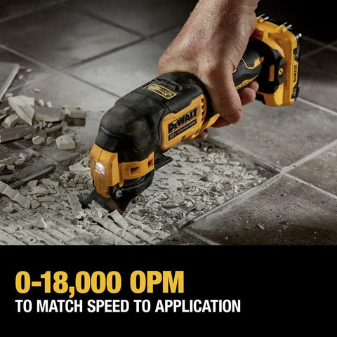 Cordless OSCILLATING Tool KIT, 12V, Cordless, 3.2 Degrees Oscillation Angle, 12V MAX Series