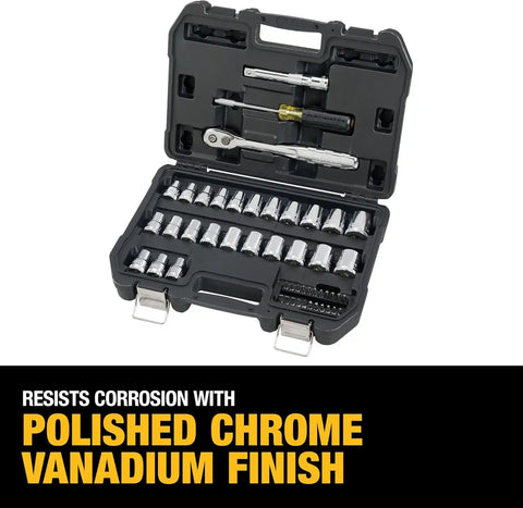 DEWALT 1/2 in Drive 49 Piece Mechanics Tool Set (DWMT45049)