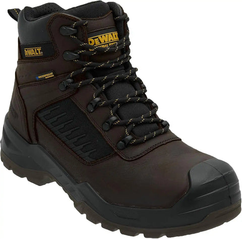 DEWALT Reynolds Men's Waterproof, Leather, Steel Toe, Safety Work Boot