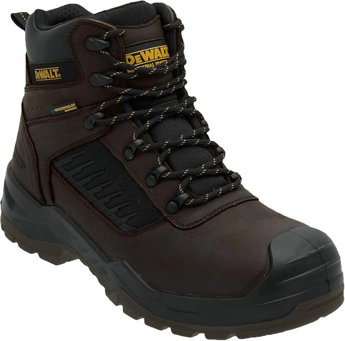 DEWALT Reynolds Men's Waterproof, Leather, Steel Toe, Safety Work Boot