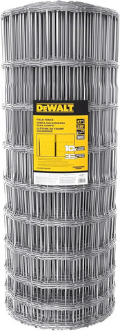 DeWALT – Field Fence – 47 in. x 330 ft. 11‑Gauge Galvanized Steel – for Livestock Enclosures | Pasture Fencing | Farm and Property Protection