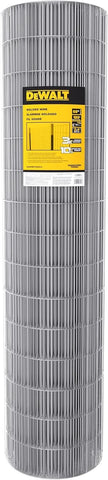 DeWALT – 2 in. x 4 in. Mesh Welded Wire Fence – 60 in. x 100 ft. 14‑Gauge Galvanized Steel – for Garden Protection | Animal Enclosures | Property Fencing